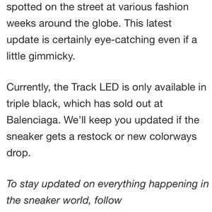 Sneaker Track GREY / WHITE da Uomo Balenciaga